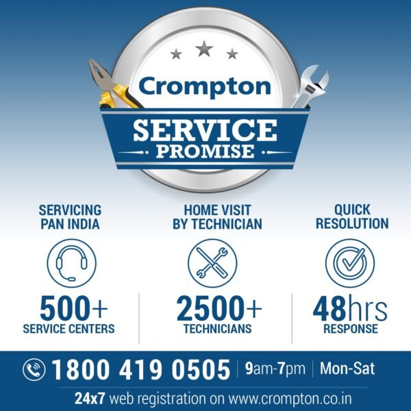Crompton SUREBREEZE SEA SAPPHIRA 1200 mm Ceiling Fan for Home | BEE Star Rated Energy Efficient Fan | Superior Air Delivery | HighSpeed | 2 Years Warranty | (Lustre Brown), Pack...