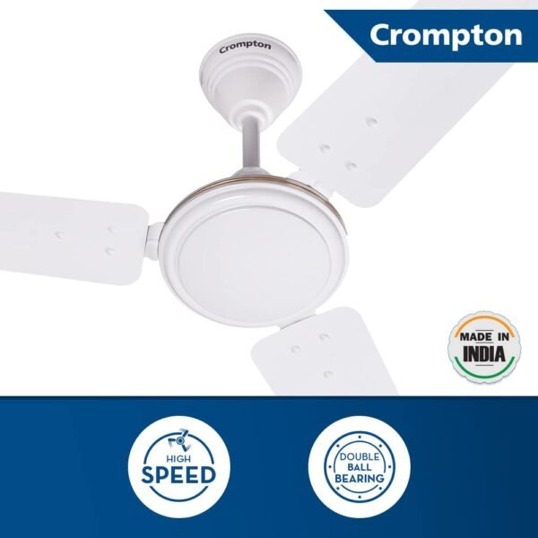 Crompton SUREBREEZE SEA SAPPHIRA 1200 mm Ceiling Fan for Home | BEE Star Rated Energy Efficient Fan | Superior Air Delivery | HighSpeed | 2 Years Warranty | (Lustre Brown), Pack...