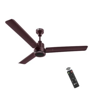 Orient Electric 1200 mm Zeno BLDC | BLDC energy saving ceiling fan with Remote |BEE 5-star rated | Saves up to 50% on electricity bills | 3-year warranty by Orient | Brown, pack...