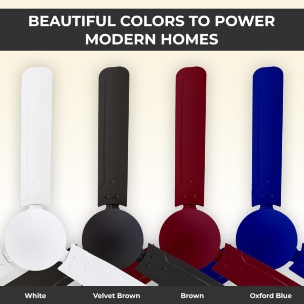 RR Signature 1200 MM Morpheus BLDC Fan with Remote, 60% Energy Savings, Ceiling Fan for Home, 2 Year Warranty (Brown)