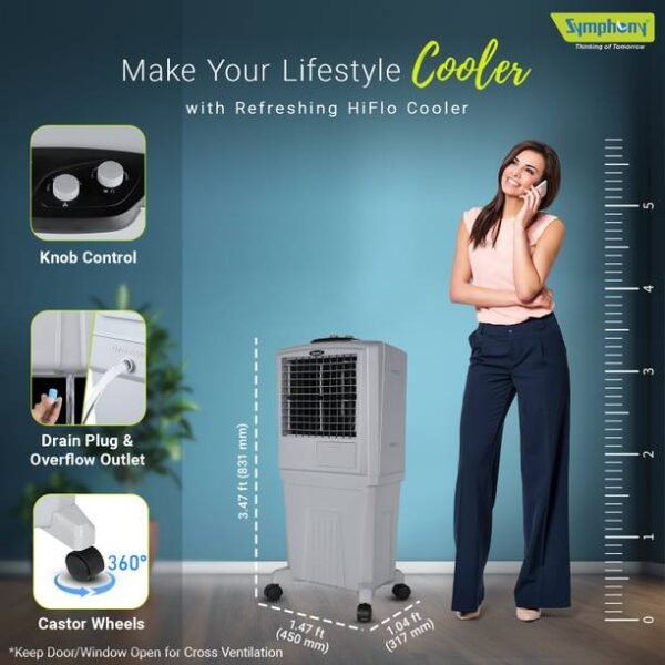 Symphony 40 L Room/Personal Air Cooler